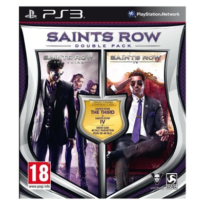 Saints Row - Double Pack (3 рус + 4 англ) [PS3, русские субтитры]
